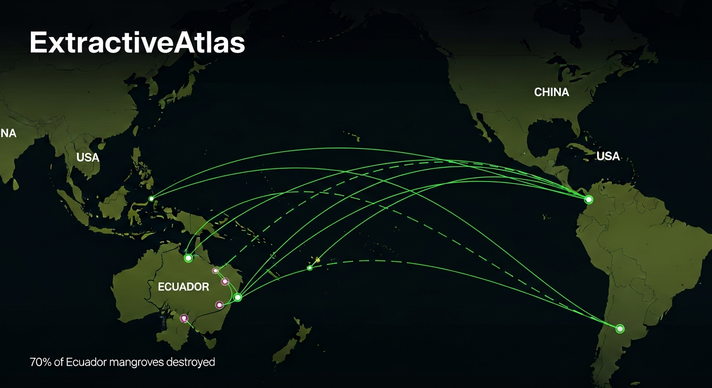 Extractive Atlas by Alejandro Loor — Planetary Mapping of Extractive ...